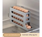 Placstic Egg Tray 30/20 Grid Flippable Refrigerator Egg Storage Box Household Kitchen Dedicated Preservation Box Kitchen Storage