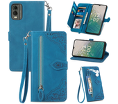 Ranura Multimarca Para Billetera Para La Funda De Cremallera Anti - Caída De La Solapa Nokia X100 C100 C200 G300 C32 C 32