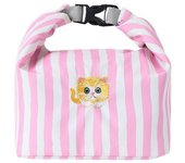 Cat Print Food Storage Handbags Portable Insulated Thermal Cooler Box Leakproof Aluminum Foil Thermal Lunch Pouch
