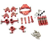 Metal Full Set Upgrade Parts for 1/28 K969 K979 K989 K999 P929 P939 Rc Car,Red