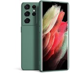 Funda De Silicona De Bordes Rectos Para Samsung Galaxy S25 S24 S23 S22  S21 Ultra Plus S20 FE S10 Note20 Ultra Note10 Lite Pro M53 M33 5G