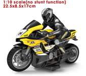Kids RC Racing Motorcycle, Juguetes Scooter Eléctrico de Alta Velocidad, 4 Canales, Modelo de Regalo, 1/6«, 1/6».