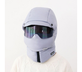 Con Gafas a prueba de Viento, sombrero frío de Invierno, protector de Cuello a prueba de frío, orejeras, sombrero frío, Máscara de Esquí de Invierno, Ciclismo