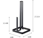 S/L Standing Paper Towel Holder Kitchen Organizer Rust-proof Kitchen Paper Hanger Rack Waterproof Roll Paper Storage Rack