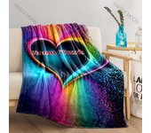 Theme Personalized Name Blanket Home Office Four Seasons Available Custom Love Gifts for Family and Friends