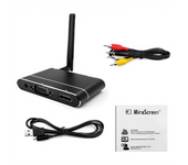 X6W Plus Wireless Miracast 4K Display TV Stick Adapter 3 in 1 HD VGA AV 1080P Same Screen Device