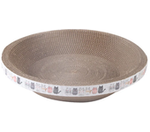Rascador de cartón corrugado para gatos, tablero de rascado para mascotas, almohadilla para cuenco, juguete para gatos, garra de