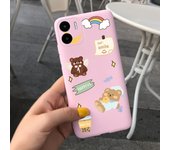 For Xiaomi Redmi A1+ Case Lovely Bear Candy Color Soft Silicone Phone Case Capas On Xiaomi Redmi A1 Plus RedmiA1 Coque Fundas