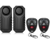 Motorcycle Bike Alarm Anti-theft Electric Remote Control 113dB Vibration Sound Waterproof Scooter Bicycle Security Alarm