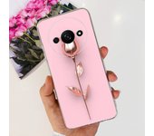 For Funda Xiaomi Redmi A3 Case 2024 Fashion Flower Transparent Silicone Soft TPU Phone Case For Xiomi Redmi A3 RedmiA3 4G Covers