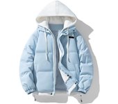 Chaquetas de plumas para hombres y mujeres, abrigos de invierno, abrigos resistentes al frío, al viento y cálidos, chaquetas acolchadas de algodón