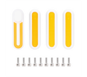 Wheel Cover Protective Shells Reflective Stickers for Xiaomi M365/Pro/Pro 2/1S/3 Electric Scooter Accessories White