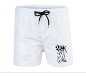 Pantalones cortos transpirables para playa, bañadores informales a la moda para tabla de Surf, bóxer de secado rápido con cordón, 3 puntos, 2pac