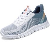 Zapatillas de deporte de los hombres 2025 verano nuevos zapatos de los hombres zapatos para correr con cordones zapatos de tendencia de moda