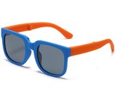 Nuevo marco grande plegable gafas de sol para niños gafas de sol polarizadas para bebés de silicona de moda al por mayor gafas anti-ultravioleta marea
