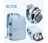 Mochila para niñas de gran capacidad multifuncional clasificación en seco y húmedo viaje corto nylon mochila impermeable