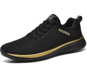 Gran oferta de zapatillas de deporte para hombre, zapatillas de correr transpirables de Malla, Zapatos de Tenis para parejas de Mujeres