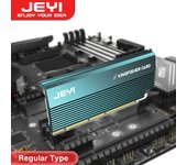 JEYI RGB PCIe 4.0 NVMe Adapter, PCIe to NVMe M.2 SSD Adapter Card with Aluminum Heatsink, Compatible with Gen4 Gen3 Gen2 Gen1