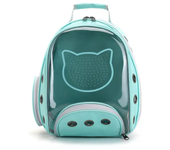 Bolsa de viaje portátil para gato, Mochila de tela Oxford de alta calidad, transpirable, transparente, Transportín para mascotas