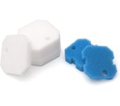 Sin marca Estera de Filtro Esponja de filtrado Grueso Azul y Esponja de filtrado Fino Blanco de reemplazo para Eheim 2616220 Pro