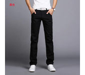 Casual pants men's cotton slim fit Chino fashion pants