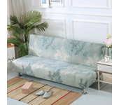 Black Geometric Folding Sofa Bed Cover Sofa Covers Spandex Stretchdouble Seat Cover Slipcovers for Living Room Geometric Print