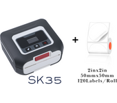 KAYSION SK35 80mm Mini Thermal Label Printer Portable Mobile Ticket Bill Printer For Android IOS Wireless Bluetooth Printer