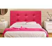 Cabecero Mod. Big Tennessee tapizado en Polipiel de Dormitorio Medidas cabecero de Cama niño, Juvenil y Matrimonio Cabezal, tapizado, Acolchado (105x70, Blanco)