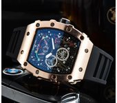 Vino bucket reloj moda negocios casual hombres reloj