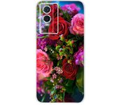 For Vivo Y76 5G 2021 Case Fundas Donut Butterfly Pattern Painting Etui Back Cover For Vivo Y76 Y 76 VIVOY76 5G Silicone Tpu Case