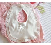 Princess Super Soft Baby Feeding Mug Babies With Triangular Round Ence Lace Fabric For Eruption Cute Cotton