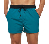 Pantalones cortos de baño de verano para hombre, bañadores, trajes de baño de secado rápido, tabla de Surf en la playa, pantalones de baño con cintura elástica, pantalones cortos de Surf con malla