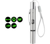 Multi Pattern USB Charging Laser Projection Cat Supplies Pet Training Tool Interactive Light Toy Lazer Pointer Cat Toys