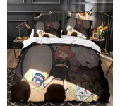 3D Anime SPY×FAMILY Anya Forger Comforter Bedding Sets Full Size Cartoon Duvet Cover Queen King Size Quilt Cover Pillowcase Set
