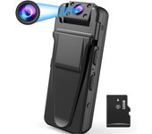 Cámara Oculta Full HD 1080P con tarjeta de 32G, 180 giratoria Lens, Cámara secreta, Cámara de Vigilancia para grabado en casa y oficina