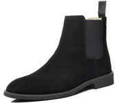 Chelsea botas de cuero genuino otoño e invierno botas de los hombres británicos