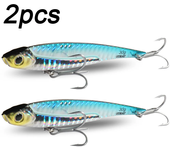 2pcs VIB Lures Kit 20g 25g 30g Metal Jig Spinner Sinking Blade Vibetion Super Hook Pesca Fishing Tackle Box Spoon Baits Set