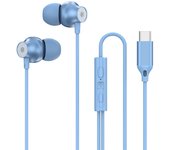 BLUEKAKAIn-ear headphones subwoofer with microphone C-type wired headphones for Samsung Xiaomi VIVO OPPO Huawei mobile phone S23