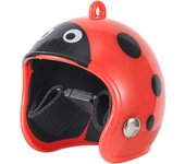 1Pc Chicken Helmet Small Pet Hard Hat Bird Quail Pigeon Hat Headgear Pet Bird Helmet DIY Cartoon Character Helmet Pet Supplies