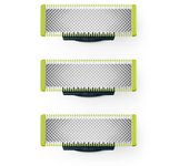 Cabezal de afeitadora para Oneblade, 3 cuchillas de repuesto para cortadora de barba, QP2520, QP2530, QP2630, QP6510, QP65