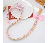 Elsa Cosplay Weaving Braid Tangled Kids Rapunzel Headband Princess Hair Girl Wig Princess Girls Headband Kids Hair Hoop Braided