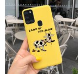 Silicone Phone Case For Samsung Galaxy A21S Case 6.5" Back Cover Coque Funda Samsung A21S a21 S Protective Bumper Flowers Capa