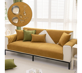 Funda de cojín de sofá impermeable, texturas de chenilla, funda de sofá antideslizante Universal, toalla protectora para decoración de sala de estar