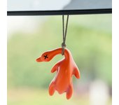 Carrito de pato asado que cambia de color popular colgando, en caso de que la radiación ultravioleta del sol se vuelva más oscura, pato lindo, pequeño colgante interesante