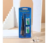 Professional Straight Razor Set for Men Double Edge With 2 Blades Black White Color Stainless Barber Shaver Man