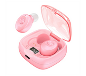 Wireless Headphones Bluetooth 5.0 Earphones Touch Control Sports Earbuds LED Digital Display Works on Smartphones Pink