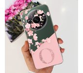 For Xiaomi Redmi A3 2024 Case Fashion Flower Letters Clear Soft Silicone Back Cover For Xiomi Redmi A3 Fundas RedmiA3 Phone Case