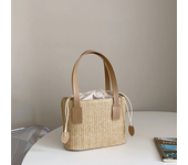 Bolso de mano de hombro para Mujer, Cubo con Cordón, viaje, Playa, Vacaciones, Bohemio
