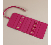 Caja de joyería de viaje, caja de joyería plegable portátil, rollo para joyería, pulsera, anillo, collares, pendientes, bolsa de almacenamiento para bolsas de viaje