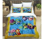 Cute cartoon Super Zings Bedding Sets exquisite bed supplies set duvet cover comforter set bedding set luxury Birthday Gift